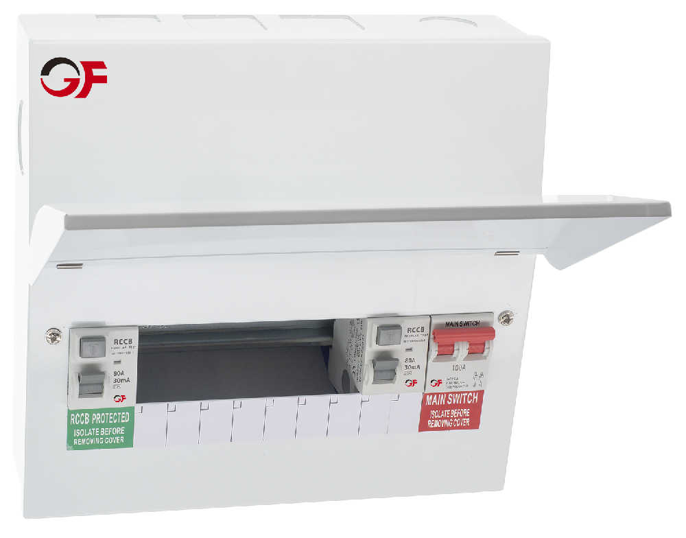 Semi-Populated Dual RCCB Consumer Units
